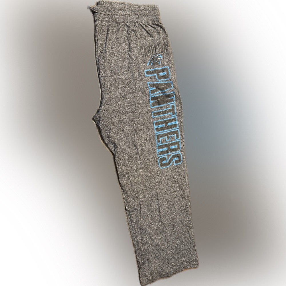 Carolina Panthers Gray Pajama Pants PJs - Picture 2 of 4